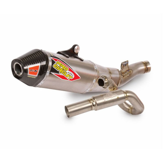 Ligne complète titane carbone Pro Circuit Ti-6 Kawasaki 450 KX-F 2024-2026