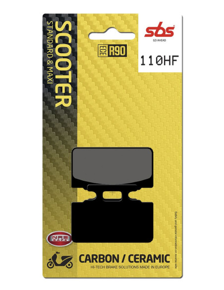 Plaquettes de frein SBS 110 HF Céramique