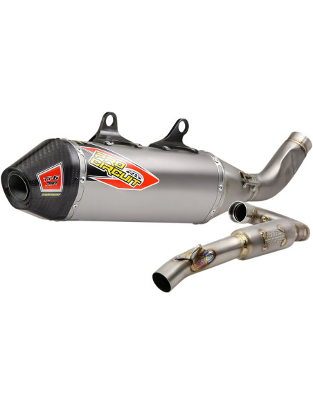 Ligne d'échappement PRO CIRCUIT Ti-6 PRO titane carbone Husqvarna 250 FC 2019 KTM 250 SXF 2019