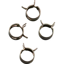 Kit 4 colliers de serrage durite FUEL STAR 12mm or