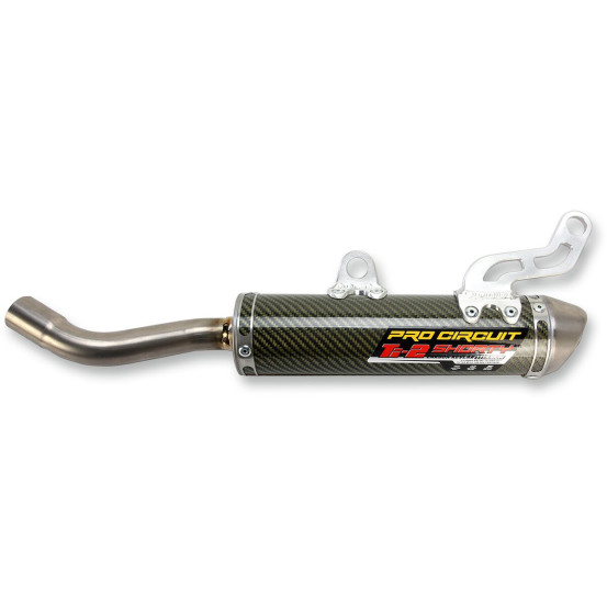 Silencieux Pro Circuit Ti-2 Shorty carbone kevlar Yamaha 250 YZ 2003-2021