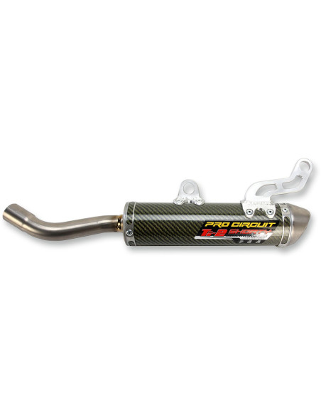 Silencieux Pro Circuit Ti-2 Shorty carbone kevlar Yamaha 250 YZ 2003-2021