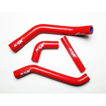 Durites de radiateur KSX renforcées silicone Yamaha 450 YZF 2018-2020 Rouge