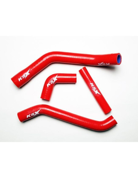 Durites de radiateur KSX renforcées silicone Yamaha 450 YZF 2018-2020 Rouge