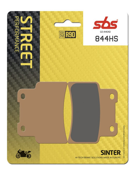 Plaquettes de frein SBS 844 HS Evo Sinter
