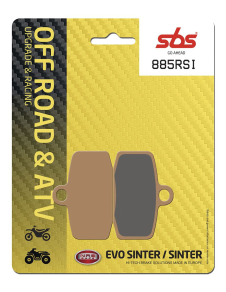 Plaquettes de frein SBS 885 RSI Sinter - Evo Sinter
