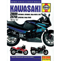 Manuel entretien et réparation HAYNES Kawasaki 600/750 ZX 1985-1997 en Anglais