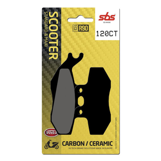Plaquettes de frein SBS 120 CT Carbone Céramique