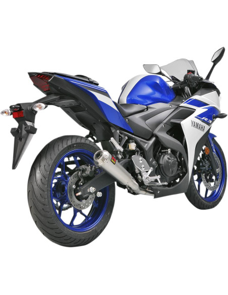 Ligne complète AKRAPOVIC Racing Line Inox Yamaha YZF-R25 2014-2016, YZF-R3 2015-2016, MT-03 2016-2018