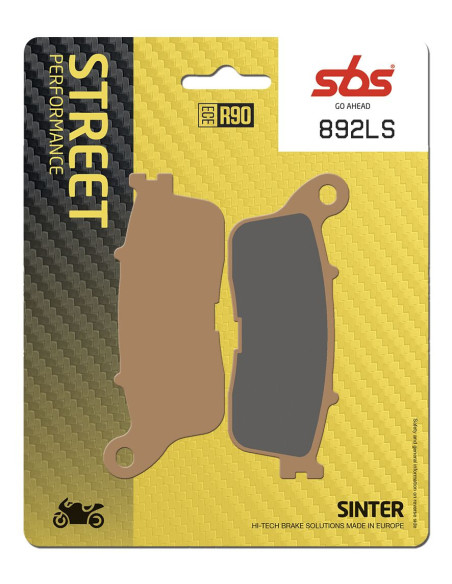 Plaquettes de frein SBS 892 LS Sinter