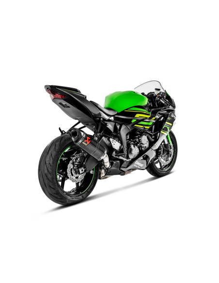 Silencieux AKRAPOVIC Carbone Kawasaki 600/636 ZX-6R 2009-2019