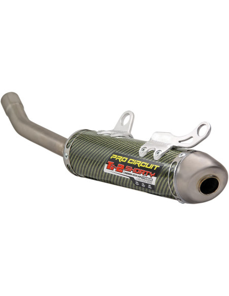 Silencieux Titane carbone Pro Circuit Ti2 Shorty Honda 250 CR 1992-1996