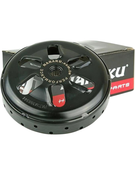 Cloche d'embrayage R-Vent NARAKU Aprilia/Benelli/Beta/Derbi/Italjet/Kawasaki/Kymco/Malaguti/MBK/Peugeot/Sym/Yamaha 50cc