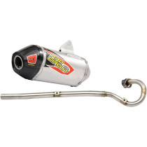 Ligne complète inox carbone Pro Circuit T-6 Honda 125 CR-F 2014-2015
