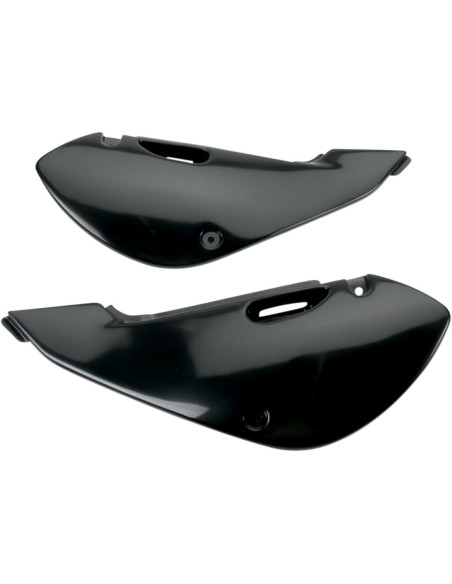 Plaques latérales - Noir - UFO Kawasaki 65 KX 2001-2013 / 110 KLX 2001-2009