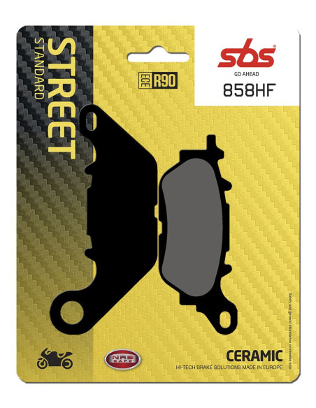 Plaquettes de frein SBS 858 HF Céramique