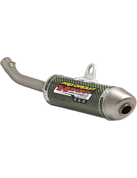 Silencieux Pro Circuit Ti-2 Shorty carbone kevlar Honda 125 CR 2002-2007