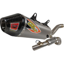 Ligne d'échappement Pro circuit TI-6 Pro Titane Carbone Ktm 250 SXF Husqvarna 250 FC 2023-2024