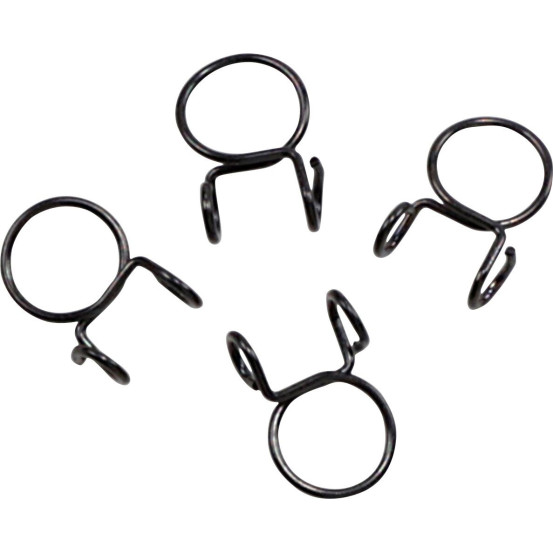 Kit 4 colliers de serrage durite FUEL STAR 10mm Noir