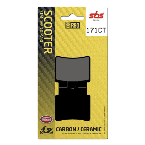 Plaquettes de frein SBS 171 CT Carbone Céramique
