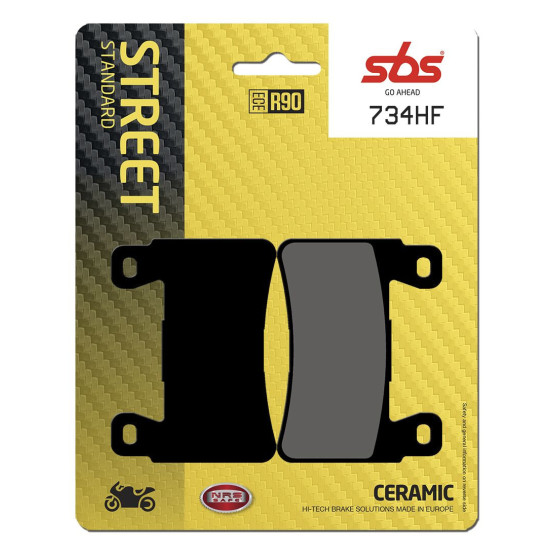 Plaquettes de frein SBS 734 HF Céramique