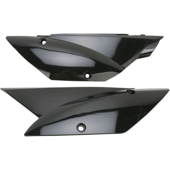 Plaques latérales - Noir - UFO Kawasaki 110 KLX 2010-2013
