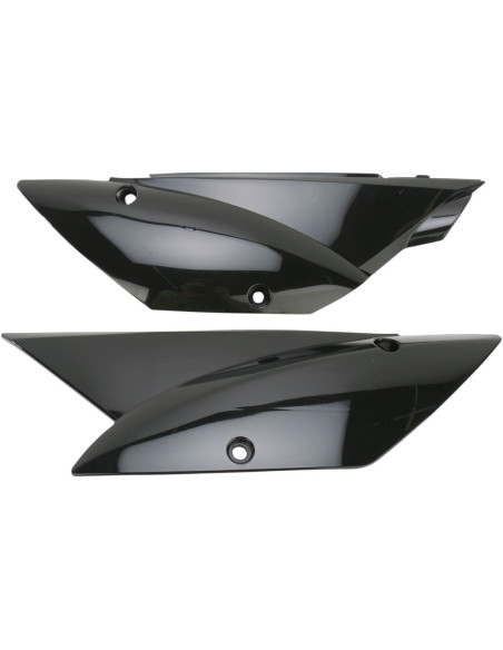 Plaques latérales - Noir - UFO Kawasaki 110 KLX 2010-2013