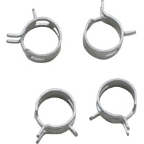 Kit 4 colliers de serrage durite FUEL STAR 11mm gris