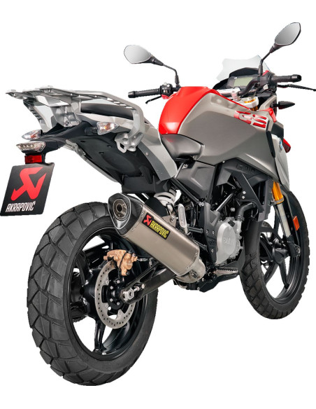 Ligne complète AKRAPOVIC Racing Line Inox/Titane BMW G 310 R 2016-2023 - GS 2017-2023