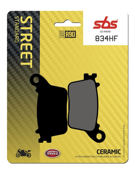 Plaquettes de frein SBS 834 HF Céramique