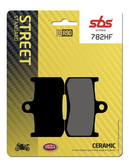 Plaquettes de frein SBS 782 HF Céramique