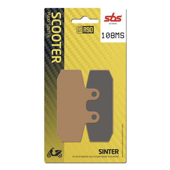 Plaquettes de frein SBS 108 MS Evo Sinter