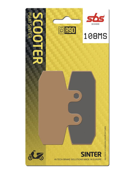 Plaquettes de frein SBS 108 MS Evo Sinter