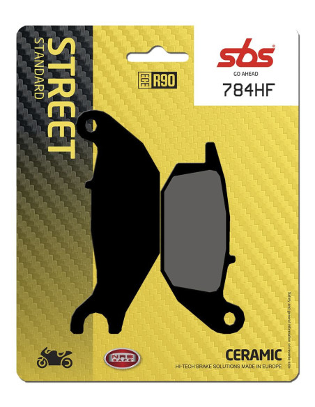 Plaquettes de frein SBS 784 HF Céramique