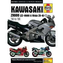 Manuel entretien et réparation HAYNES Kawasaki 600 ZX 1990-2006 en Anglais