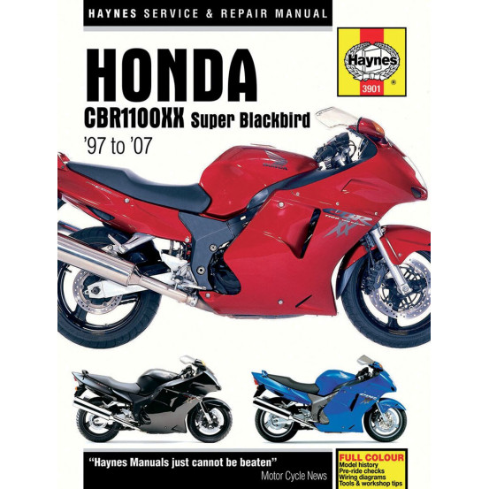 Manuel entretien et réparation HAYNES Honda CBR 1100 XX 1997-2007 en Anglais