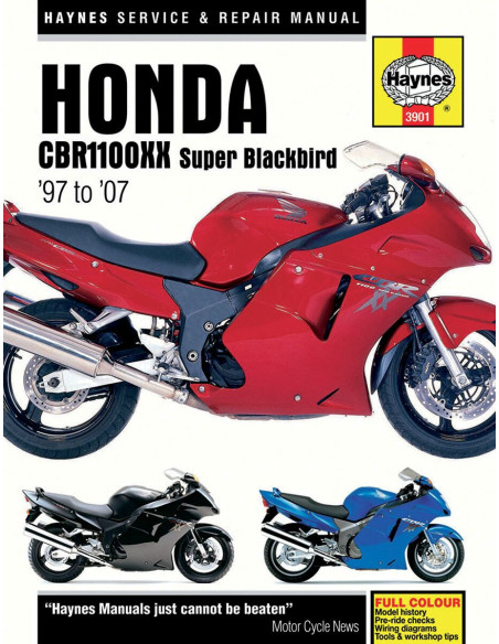 Manuel entretien et réparation HAYNES Honda CBR 1100 XX 1997-2007 en Anglais