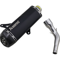 Silencieux AKRAPOVIC Inox noir Vespa GTS 125/250/300 2005-2020 GTV 250/300 2007-2014