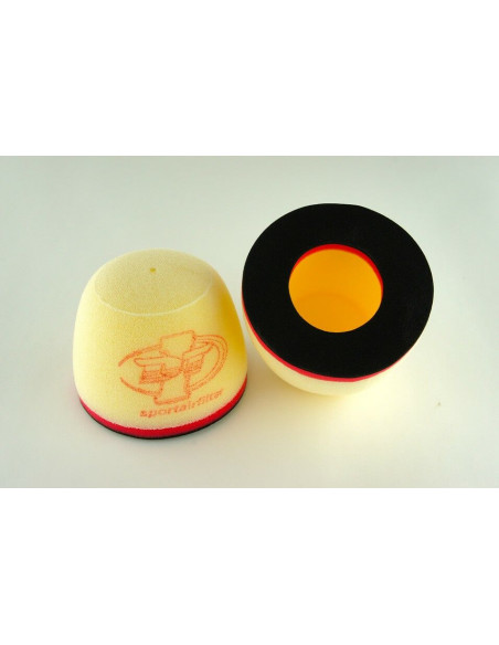 Filtre à air DT1 double mousse non huilé KAWASAKI 65 KX 2000 - 2016 80 / 85 KX 1991 - 2016