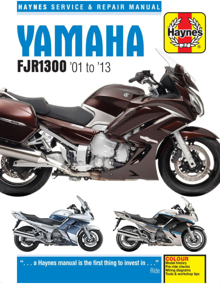 Manuel entretien et réparation HAYNES Yamaha 1300 FJR 2007-2013 en Anglais