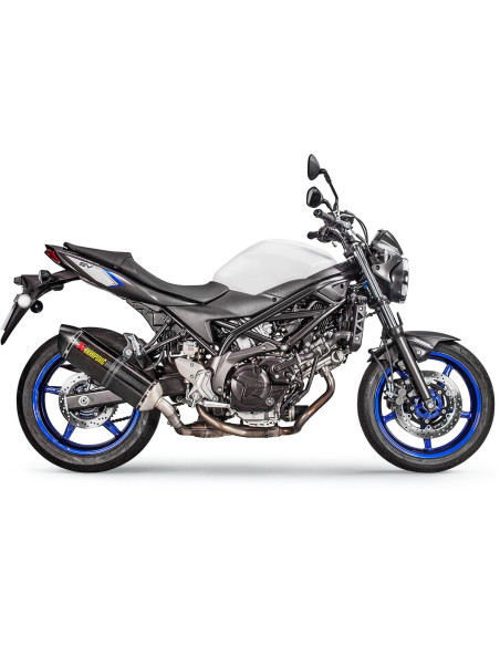 Silencieux Carbone AKRAPOVIC Suzuki 650 SV 2016-2017