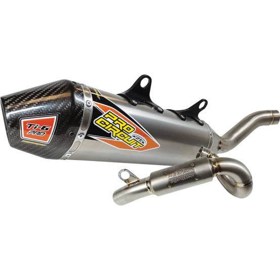 Ligne complète titane embout carbone Pro Circuit Ti6 PRO Husqvarna 450 FC KTM 450 SXF