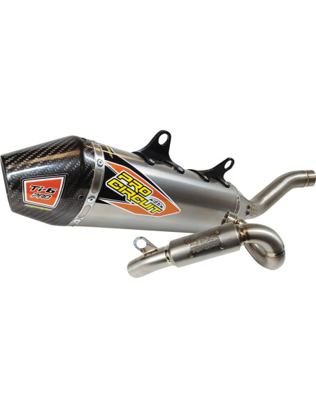 Ligne complète titane embout carbone Pro Circuit Ti6 PRO Husqvarna 450 FC KTM 450 SXF