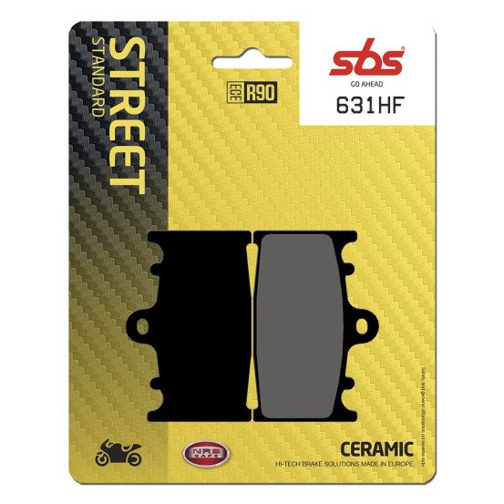 Plaquettes de frein SBS 631 HF Céramique