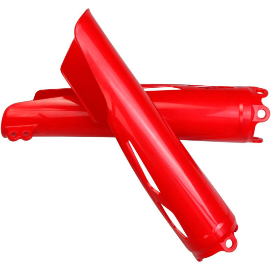 Protections de fourche - Rouge - UFO Honda 250 / 450 CRF-R / RX 450 CRF-R 2018-2026