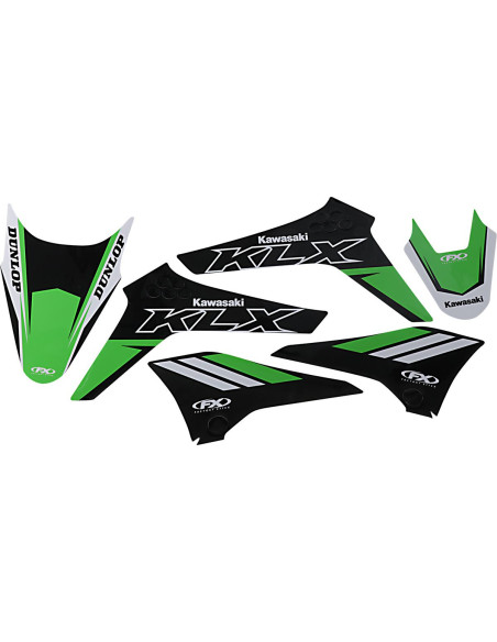 Kit déco FACTORY EFFEX KAWASAKI 110 KLX 2010-2022