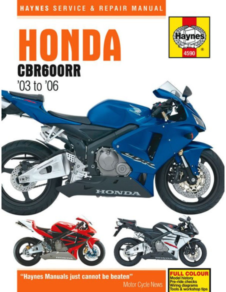 Manuel entretien et réparation HAYNES Honda 600 CBR RR 2003-2006 en Anglais
