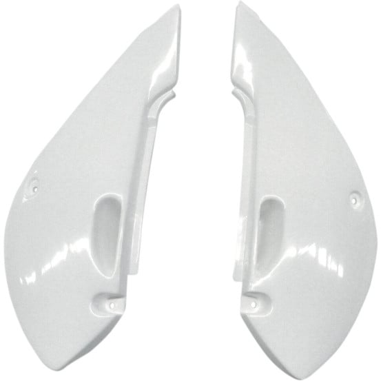 Plaques latérales - Blanc - UFO Kawasaki 65 KX 2001-2012 / 110 KLX 2001-2009