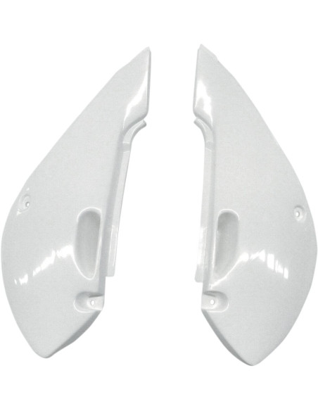 Plaques latérales - Blanc - UFO Kawasaki 65 KX 2001-2012 / 110 KLX 2001-2009