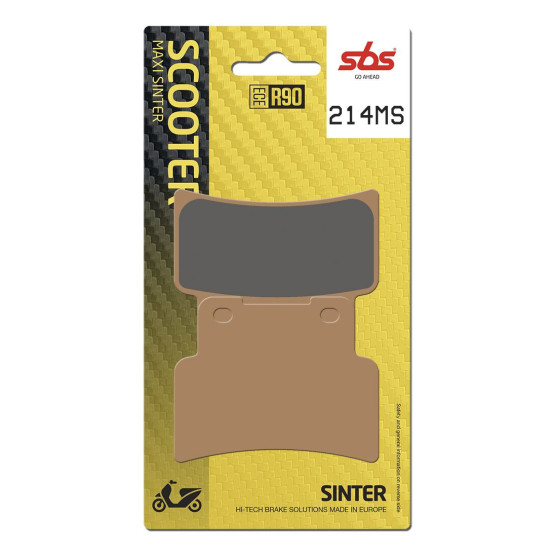 Plaquettes de frein SBS 214 MS Evo Sinter